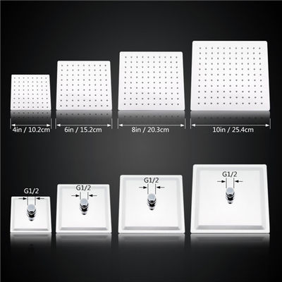 Gương tắm mưa hiệu ứng gương vuông, Đầu vòi hoa sen xoay 360 độ nhà cung cấp