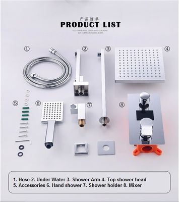 Đầu vòi và vòi hiển thị kỹ thuật số, kích thước 8,5 * 10,5cm Đầu và tay cầm nhà cung cấp